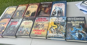 DAVID EDDINGS HARDCOVER BOOK LOT THE ELENIUM THE MALLOREON 1ST EDITIONS PREOWNED - Picture 1 of 16