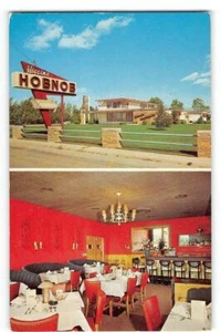 HIGGINS HOBNOB Racine, Wisconsin Kenosha Roadside 1960s Vintage Postcard - Imagen 1 de 2