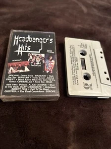 K-TEL Headbangers Hits Cassette Tape - Warrant Ozzy Cinderella Alice Cooper VGC - Picture 1 of 5