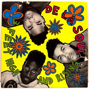 De La Soul 3 Feet High And Rising 1989 Vinyl Tommy Boy Records 1st Prs UK Import - Picture 1 of 6
