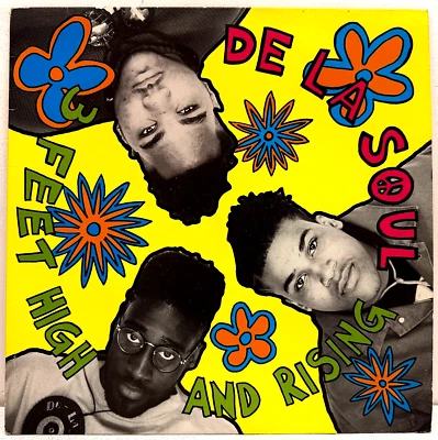 De La Soul 3 Feet High And Rising 1989 Vinyl Tommy Boy Records 1st Prs UK Import - Image 1 of 4