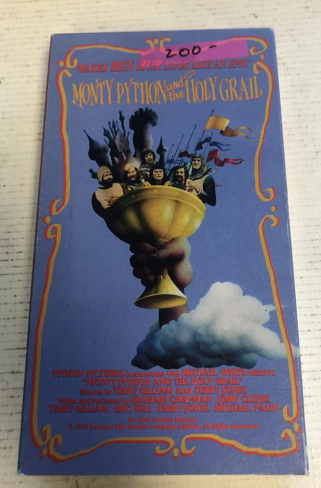 Monty Python and the Holy Grail (1974) Vhs ~ Python Pictures | Michael White - Image 1 of 4
