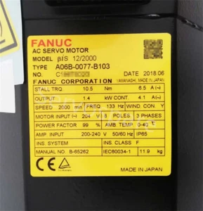 SERVOMOTOR FANUC A06B-0077-B103 A06B0077B103 Nuevo En Caja Envío Rápido - Imagen 1 de 10