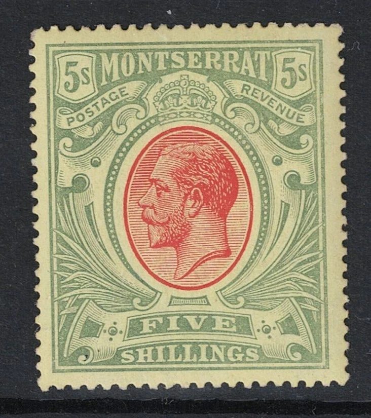 Monstserrat SG# 48 Como Nuevo Luz Bisagras/Firmado Trasero - S26635 Foto 1 de 1