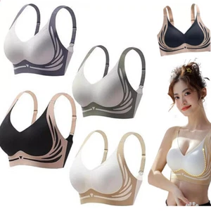 Super Gather Bra Wireless Push-Up Bra, Lifting Anti-Sagging Wireless Push Up Bra - Picture 1 of 16