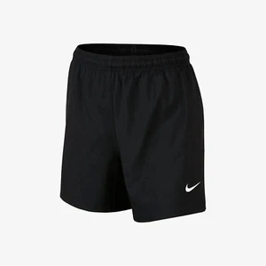 Nike Classic Lined 4" Woven Black Soccer Shorts GIRL'S Medium M NWOT - Picture 1 of 7