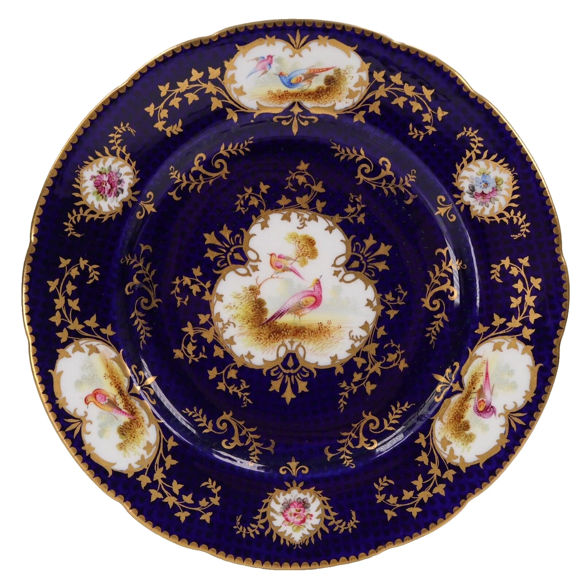 Coalport Porcelain Blue Pottery, Ceramics & Glass 1900-1919 for