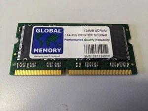 128MB SDRAM 144-PIN PRINTER RAM (001179MIU,ZMC128/A,KX-CLEM1,001025MIU, 1167352) - Picture 1 of 3