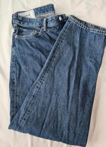 H&M Men's Loose Fit Blue Jeans - Size 34/32 - Picture 1 of 3