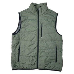 Free Country Men's Zippered Pockets Stand Collar Puffer Vest - Picture 1 of 15