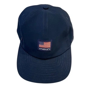 Melin The Legend Hydro Americana Golf Hat Cap Navy Blue American Flag Classic - Picture 1 of 6