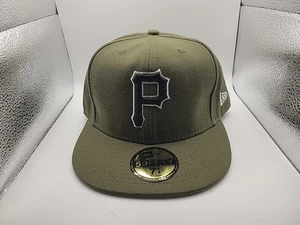 Pittsburgh Pirates hat cap New Era 59Fifty Fitted Size 7 1/4 MLB Baseball - Picture 1 of 10