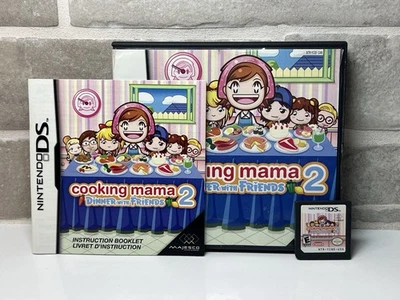 Cooking Mama 2 Dinner With Friends - Nintendo DS, - Complete Cib TESTED - Image 1 of 4