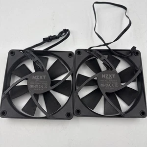 2 Sets Of NZXT F120 Fluid Dynamic Bearing Fan 120mm Black RF-P12FF-B1 - Afbeelding 1 van 6
