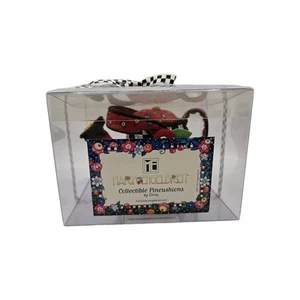 Mary Englebright 2001 Red Cherries Watering Can Pin Cushion Vintage - Picture 1 of 9