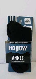 Hohle Unisex Performance Alpaka Söckchen, LARGE, W10,5-12/M10,5-13 schwarz Neu mit Etikett - Bild 1 von 4