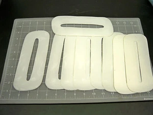 NUMBER 0 STICKERS 8" WHITE VINYL 6 QUANTITY VINTAGE RACING SCORING FREE SHIPPING - Bild 1 von 1