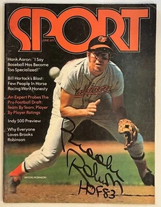 BROOKS ROBINSON Signed/Auto SPORT Magazine June 1972 BAS Newsstand/No Label HOF - Picture 1 of 5