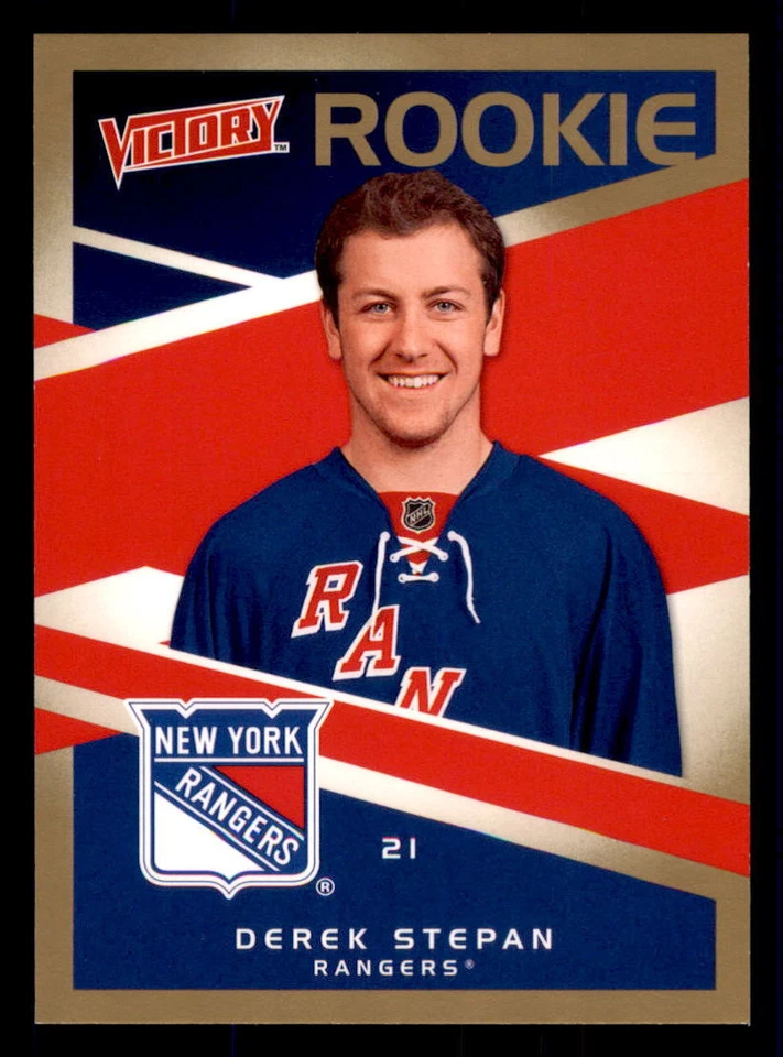 2010-11 Upper Deck Victory Update Gold #318 Derek Stepan New York Rangers - Image 1 of 2