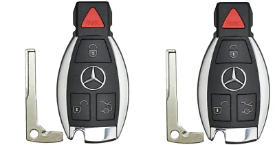 2 Mercedes Benz 1997-2014 / 4-Button Fobik Key / IYZ-3312 NEC & BGA A+++  - Image 1 of 4