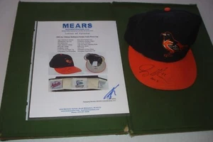 BALTIMORE ORIOLES GAME USED BASEBALL HAT by NEW ERA. SIZE 7-3/8, JAY GIBBONS - Picture 1 of 13