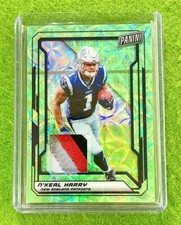 N'KEAL HARRY ROOKIE JERSEY CARD PRIZM #/25 PATCH PATRIOTS RC - 2019 National VIP