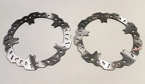 Coppia dischi freno Anteriori wave da 300 mm per Harley Davidson V-ROD - Foto 1 di 3