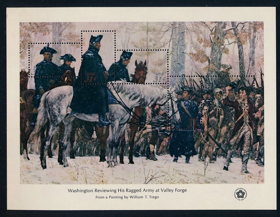 United States.Souv. Sheet 1976 Sc#1689 in MNH OG.(16)American Bicentennial issue - Image 1 of 1