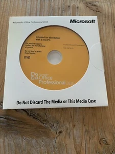 Office Professional 2010 OEM , DVD Englisch, Vollversion mit MwSt-Rechnung - Bild 1 von 4
