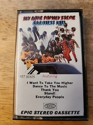 Greatest Hits by Sly & the Family Stone (Cassette, Epic), EX/EX No Barcode - Image 1 of 4