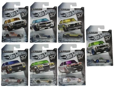 Mattel Hot Wheels 50. Anniversary Zamac verschiedene Modellautos zum Sammeln Neu
