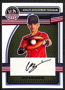 2023 Panini Stars & Stripes CADEN BORCHERDING Autograph USA - Picture 1 of 2