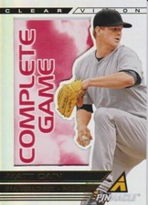 2013 Pinnacle Baseball Clear Vision "Complete Game" #CV14 Matt Cain (Giants)
