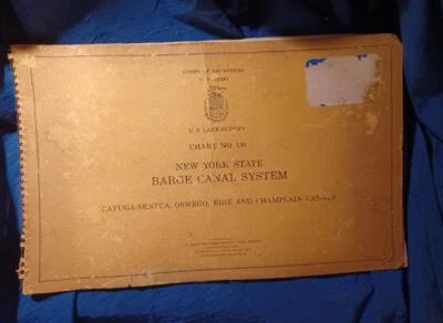 U S Lake Survey Chart 18 New York State Barge Canal System - Feb. 1964 - Image 1 of 4