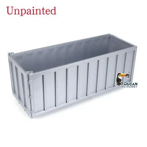 Metal Hydraulic Roll on/off Waste Bin 488MM for LESU 8*8 1/14 RC Dumper Model - Picture 1 of 9