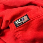 Vintage Y2K Polo Sport Womens Large Red T-Shirt Dress Embroidered Flag Logo