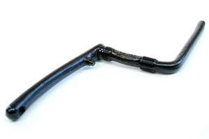 One Piece BMX Bike Crank Arms 165mm x 24 TPI Black - Picture 1 of 5