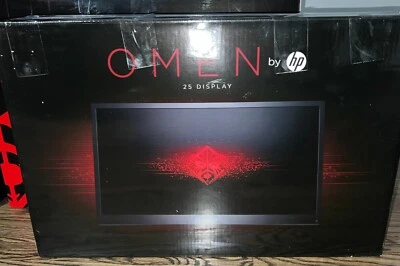 HP OMEN 24.5in Widescreen Full HD TN LED 144HZ 1ms Gaming Monitor - Pristine! - Image 1 of 4