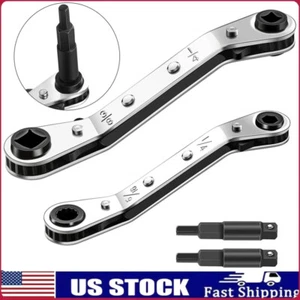 4X Ratchet Wrench Set Refrigeration Equipment Tools CT122 Series Square Wrenches - Picture 1 of 8