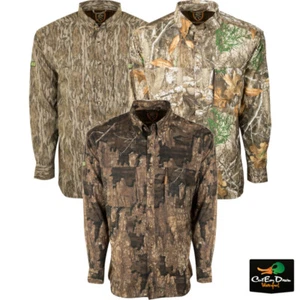 DRAKE NON-TYPICAL LONG SLEEVE MESH BACK FLYWEIGHT SHIRT WITH AGION ACTIVE XL - Picture 1 of 7