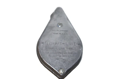 Carrete de línea de tiza línea estrecha de colección PLOMADA BOB Irwin Auger Bit Co Wilmington Ohio Foto 1 de 4