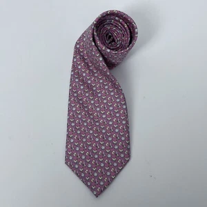 Vineyard Vines handgefertigte Krawatte aus 100 % Seide mit Bananenmuster; adrett, formell - Bild 1 von 8