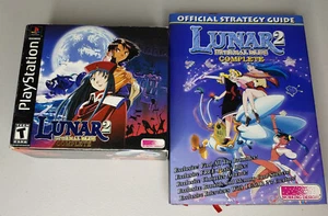 Lunar 2: Eternal Blue Complete PS1 PlayStation CIB Complete with Guide - Foto 1 di 17
