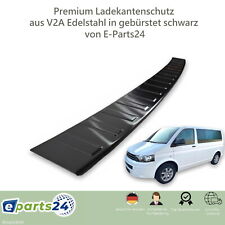 Ladekantenschutz Premium für VW T5 2003-2015 Edelstahl schwarz gebürstet