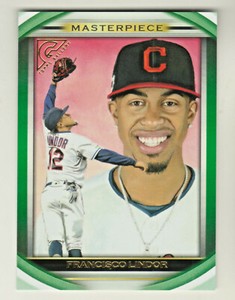 2019 Topps Gallery MASTERPIECE GREEN FOIL #MP-9 FRANCISCO LINDOR 164/250 NY Mets