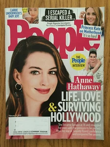PEOPLE MAGAZIN 11. Februar 2019 ANNE HATHAWAY Prinzessin Kate über Mutterschaft NEU - Bild 1 von 2