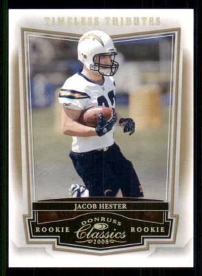 2008 Donruss Classics Timeless Tributes Gold #213 Jacob Hester /50 - Image 1 of 2