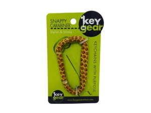 Key Gear Snappy Carabiner Keychain - New - Basketball - Picture 1 of 1