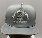 Vintage Kids Need Hugs Not Drugs Snapback Hat  Trucker Hat Mesh