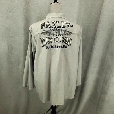 Harley Davidson рубашка женщин 2W 22 24 мотоциклиста мотоцикла с надписью в тонкую полоску графика - Изображение 1 из 4